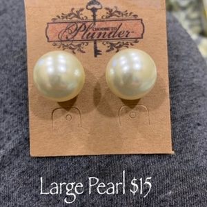 Large Pearl Earrings